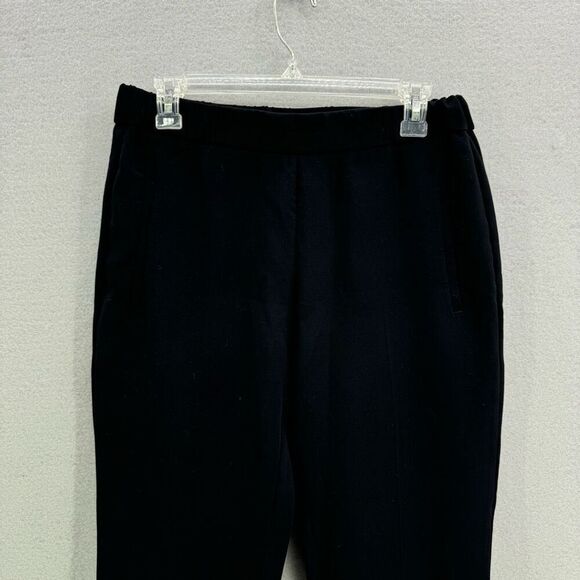 Aritzia Wilfred Crepe Darontal Pull On Pant Cropped Trousers Black Size 2 - Picture 4 of 13